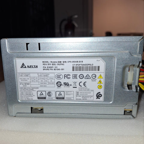HPE 816337-001 821243-001 Power Supply 350W 100-240V Non Hot Plug ML30 DPS-350AB-20 B