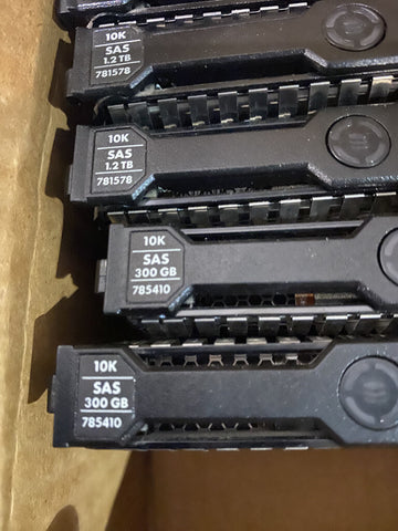 785410-001 768788-001 781581-006 HP 300GB 10K SAS 12G 2.5in SC HDD