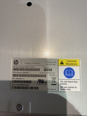 HP I/O SAS MODULE DRIVE SHELF FOR HP 3PAR STORESERV 7000 QR491-04400 0960960-10