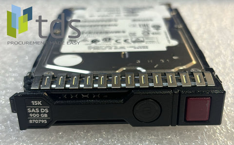 868774-002 870795-001 875217-001 HP 900-GB 12G 15K 2.5 DP SAS HDD