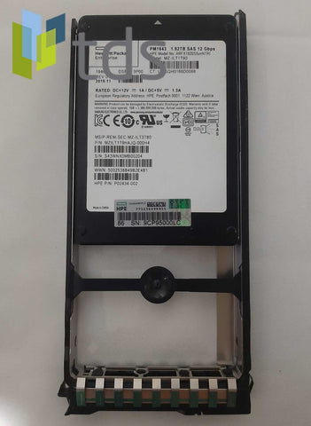 P02434-002 P13368-001 PM1643 HP DRV, SSD 1.92T SAS 2.5-DIF PM1643-SAM