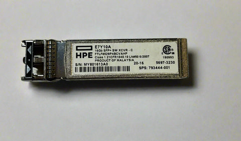 793444-001 HPE MSA 16Gb Short Wave FC SFP Transceiver Module E7Y10A