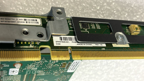 875545-001 869432-001 HP Primary Riser Card+Cage for DL360 G10