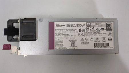 HPE 865412-102 800W Flex Slot Platinum Hot Plug Power Supply Kit 865412-102 865409-002 P39385-001 P38995-B21