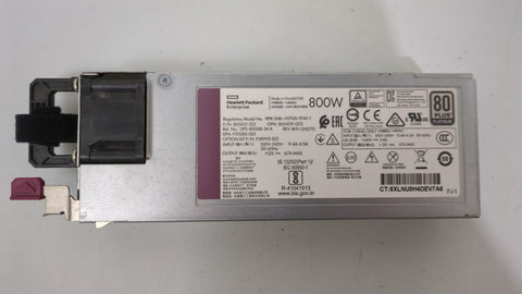 HPE 865412-102 800W Flex Slot Platinum Hot Plug Power Supply Kit 865412-102 865409-002 P39385-001 P38995-B21