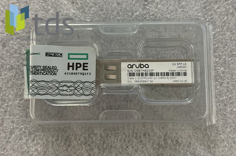 J4859D Aruba 1G SFP LC LX 10km SMF XCVR