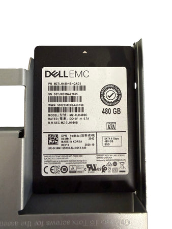 DELL VJM47 480GB SATA 6G RI 2.5in SSD MZ7LH480HBHQAD3 MZ-7LH480C