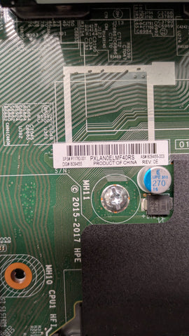 HPE DL380 Gen10 System Board – P11782-001 / 809455-003