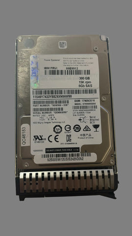 00E9912 IBM 300Gb 15K SAS SFF-3 (Linux) 59E0 HDD