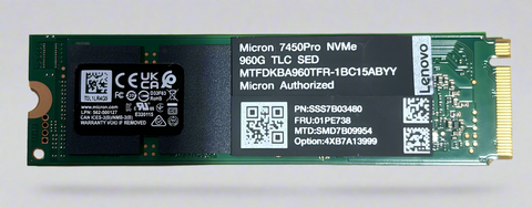 Lenovo 960GB NVMe PCIe 3.0 x4 Non-Hot Swap SSD MTFDKBA960TFR-1BC15ABYY 01PE738