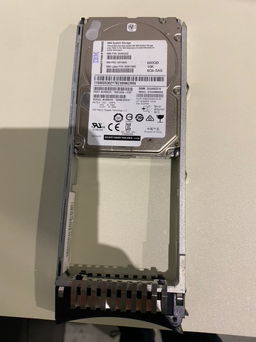 00AK202 IBM 600GB 10000RPM 2.5-Inch Hard Drive Sub. 00Y5800 2078-AC60 00WY963