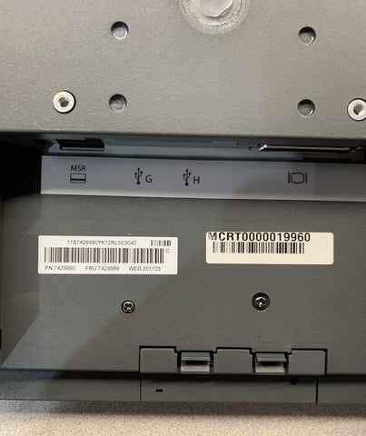 TOSHIBA 4852-570 HEAD UNIT 15'' TOUCHSCREEN 7429989 7429990