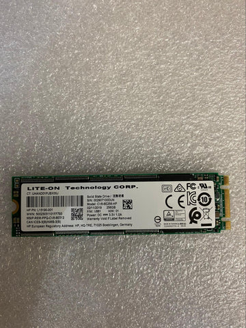 Lite On SSD 256GB | HP SSD 256GB | TDS Inc.