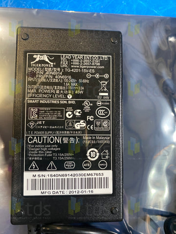 IBM AC Adapter 45W Power Supply 40N6914