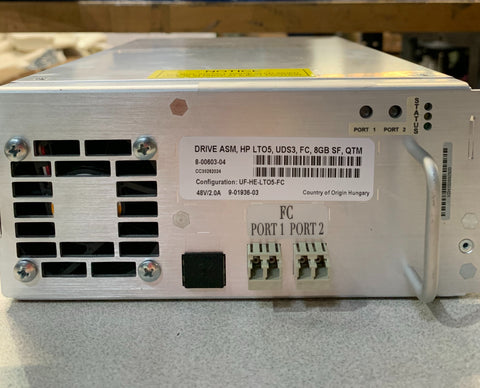 8-00603-07 Quantum LTO5 FC Tape Drive HP UF-HE-LTO5-FC i500 i2000 i6000