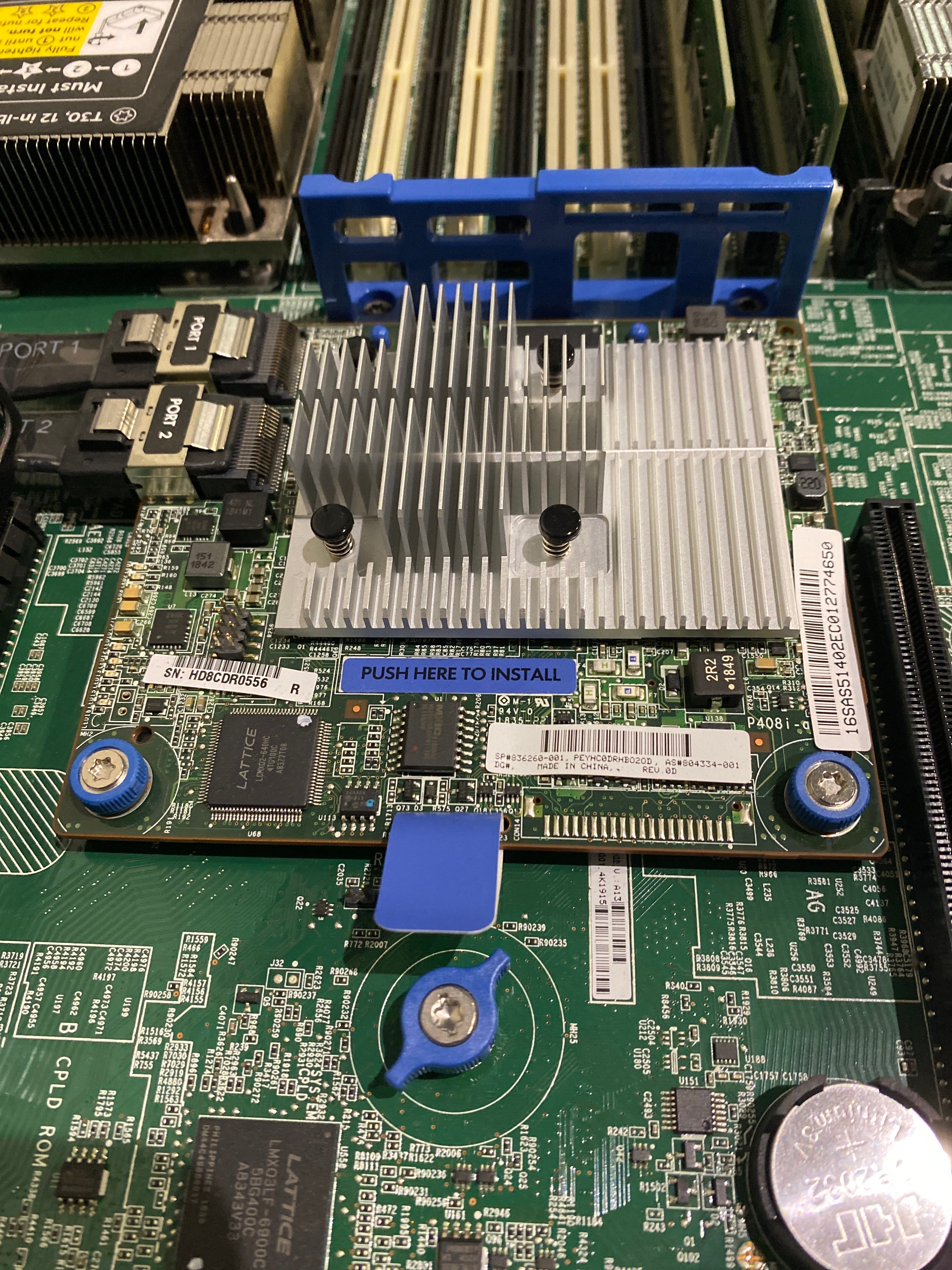 セキュリティ・セーフティ lerke313 HPE Smart Array P408i-a SR Gen10 12Gb Controller 804331-B21