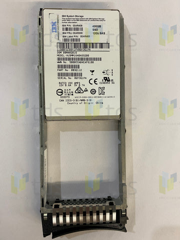 00AR330 00AR409 00AR483 2076-AHH2 IBM 400GB 12G 2.5INCH SAS SSD