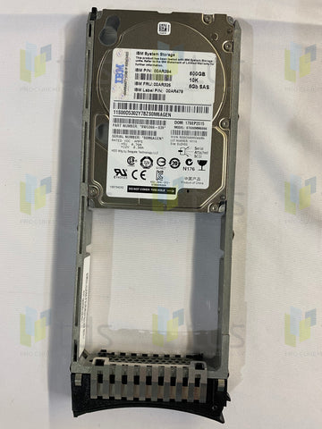 00AR325 00AR394 00AR478 2076-AHF1 IBM 600GB 10K 6GB 2.5" SAS HDD