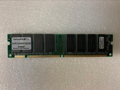 MEMORY, 256MB PC133, VALUERAM KVR133X64C3/256, 9905121-002.A01 9905121-002