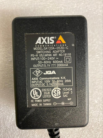 Axis 5.1v 2a Power Adapter SA120A-0530-C